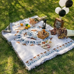 Ethnic Style Sofa Towel Lightweight Picnic & Beach Mat Cover