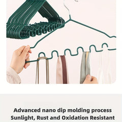 3pcs Stainless Steel Non-slip Cloth Hangers