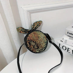 Glitter Crossbody Bag Colorful Coin Purse Mini Shoulder Bag For Girls