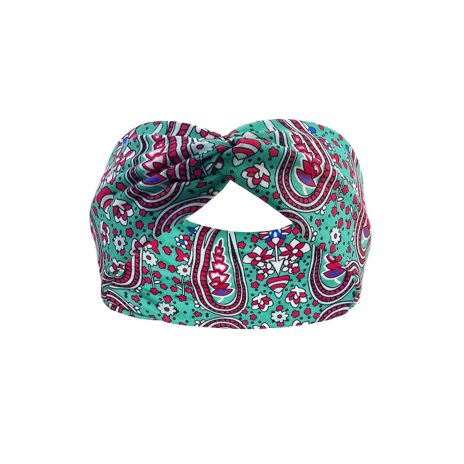 Boho Colorful Printed Sports HeadBand for Workout Running