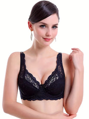 Lace Push Up Bra Comfy & Breathable Women's Lingerie