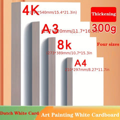 10pcs 20pcs 300g A3 A4 Dutch Cardboard for Painting Mark Pen Art Paper