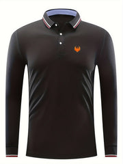Eagle Pattern Men's Long Sleeve Shirt