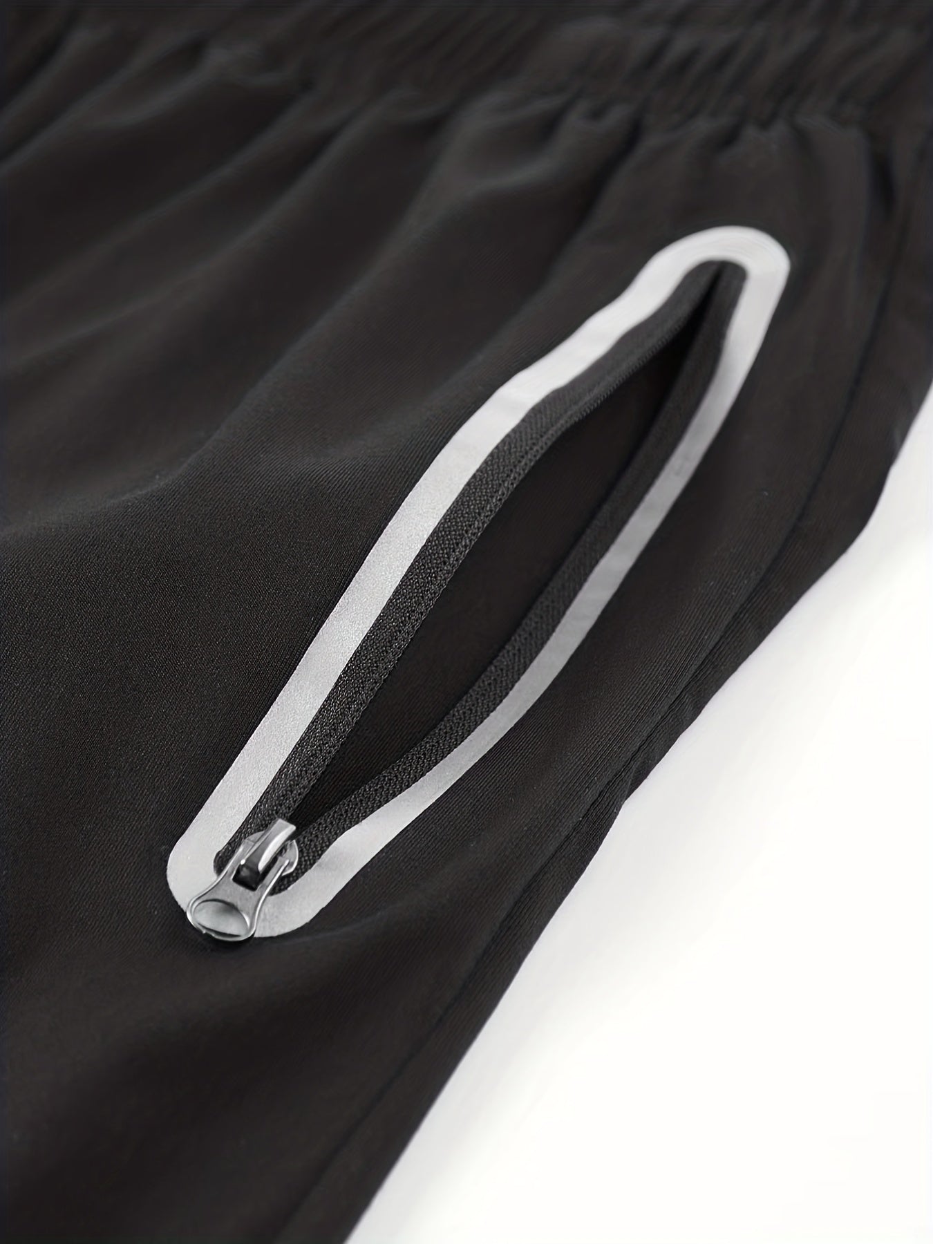 Men's Side Zip Pockets Running Shorts