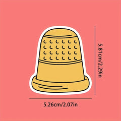 50pcs Sewing Tool Sticker DIY Decoration Waterproof Sticker
