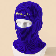 Embroidered Balaclava Ski Cap 8 Color Options
