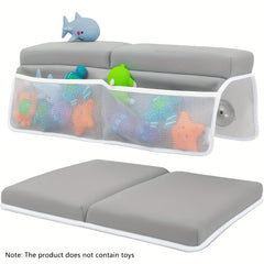 Baby Bath Kneeler & Elbow Rest Set with Memory Foam Thickest Pad