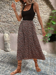 Floral Print Sleeveless Dress for Spring & Summer