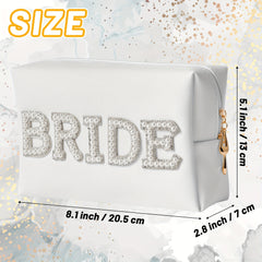 Bride Patch Makeup Bag Waterproof Organizer