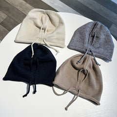 Solid Knitted Hats Warm Winter Beanie Unisex