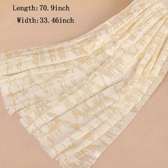 Polyester Fibre Scarves for Women, Hand Washed Mature Style Neckchief