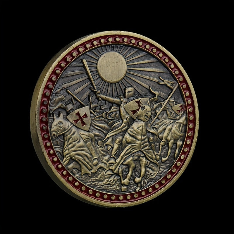 Temple Knights Challenge Coins Collectible Coins Collection And Gift
