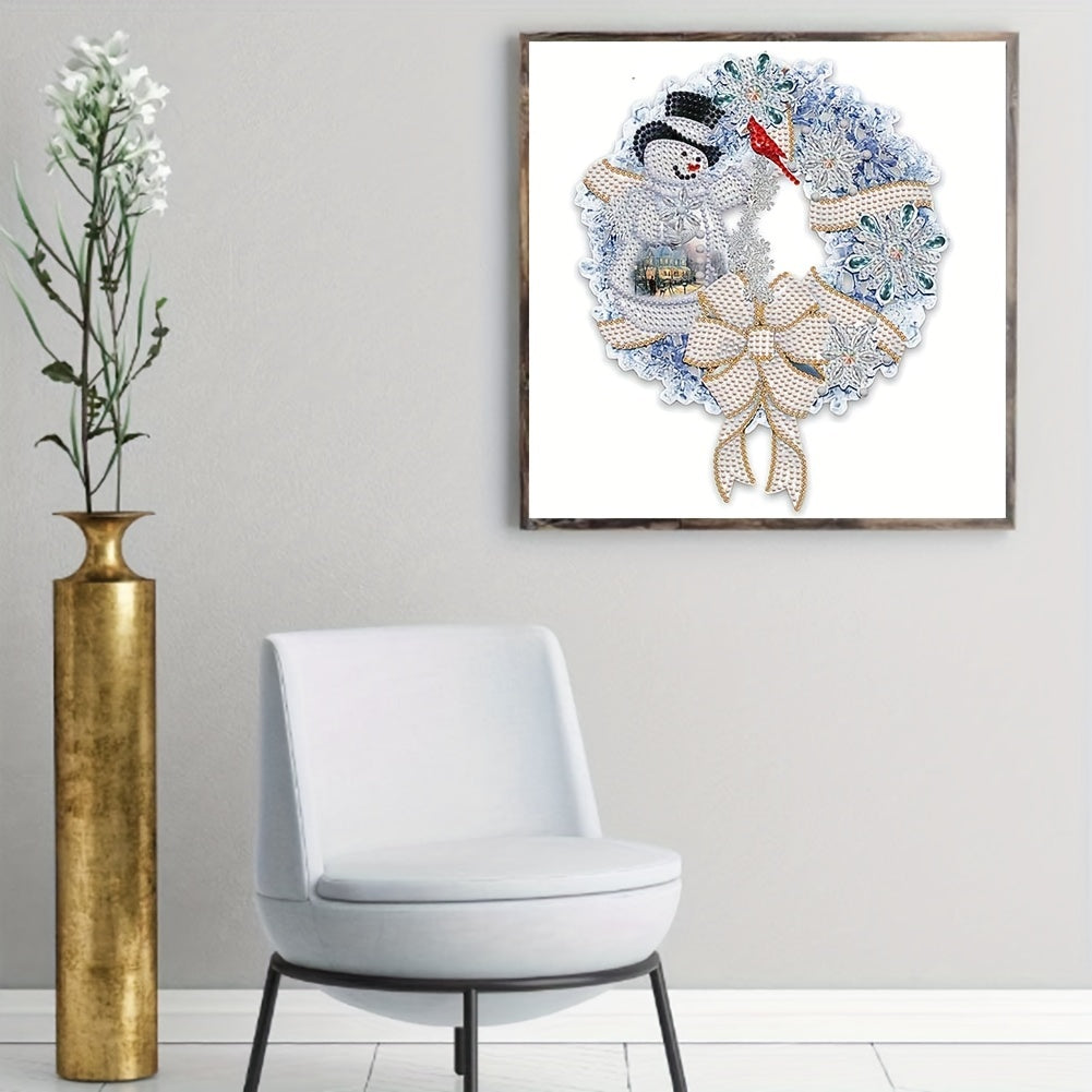 5D Christmas Snowman Diamond Painting Kit for Adults