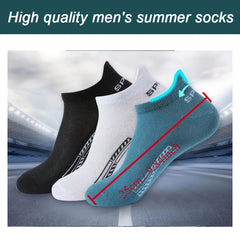 Men's Breathable Cotton Ankle Socks for Sports and Casual Wear