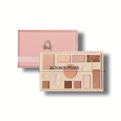 Glazed Eyeshadow Palette Earth Tone Pearly Matte Series