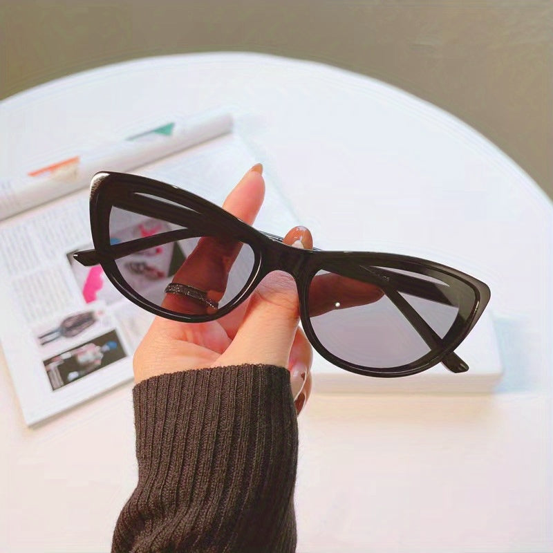 Cat Eye Small Frame Sunglasses For Women Hip Hop Funny Photo Glasses