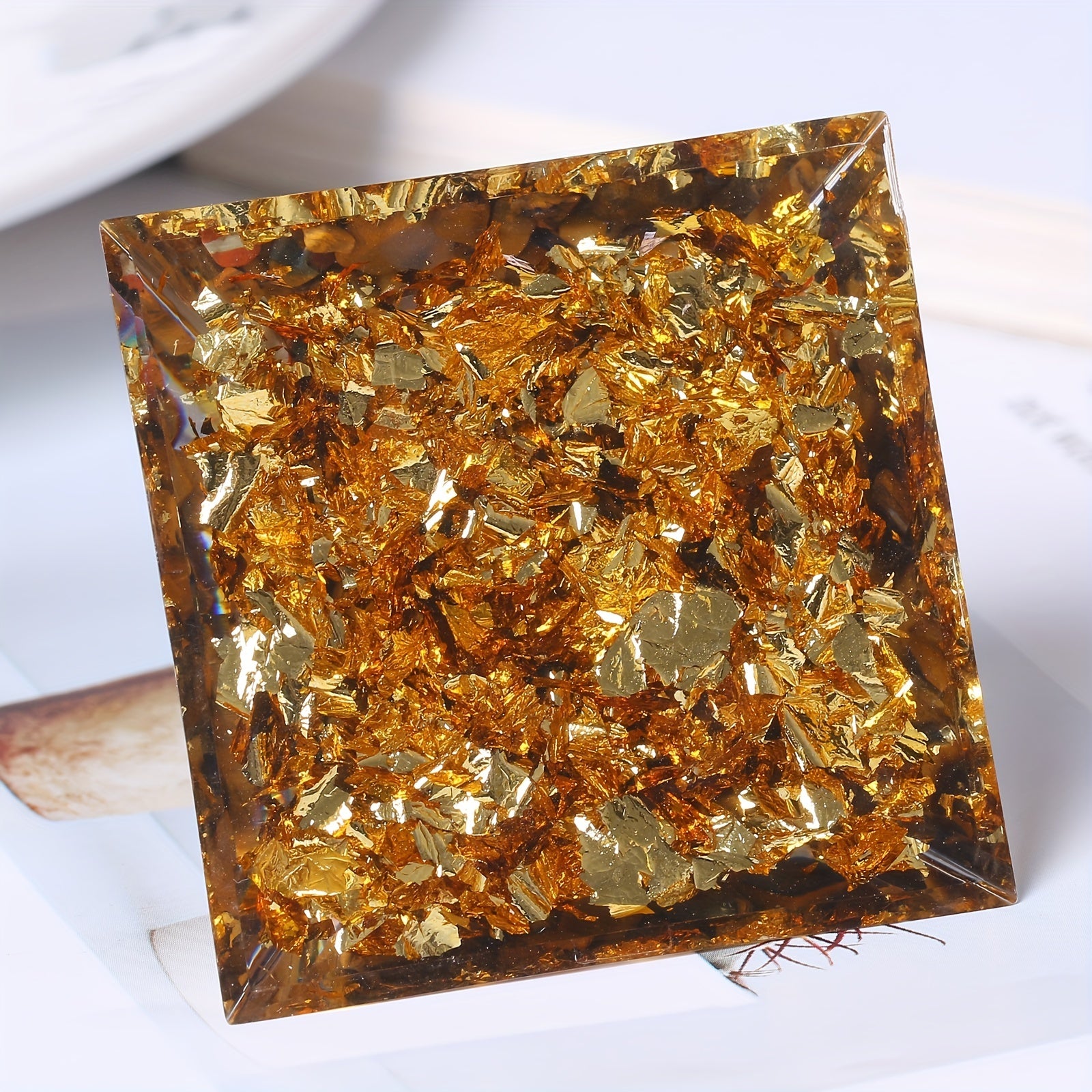 Orgone Pyramid Natural Crystal Energy Generator