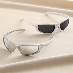 Silver Future Sense Y2K Men's Cycling Goggles
