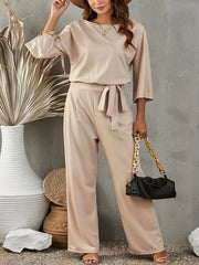 Casual Jumpsuit Women's Plus Solid Half Sleeve