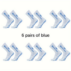 6 Pairs Non Slip Football Socks Soccer Socks
