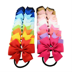 20pcs Kids Ribbon Bow Hair Band Hair Accessories