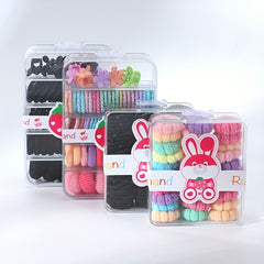 Colorful Hair Ties Hair Bands & Flowers Hair Clip Claw Clips Set
