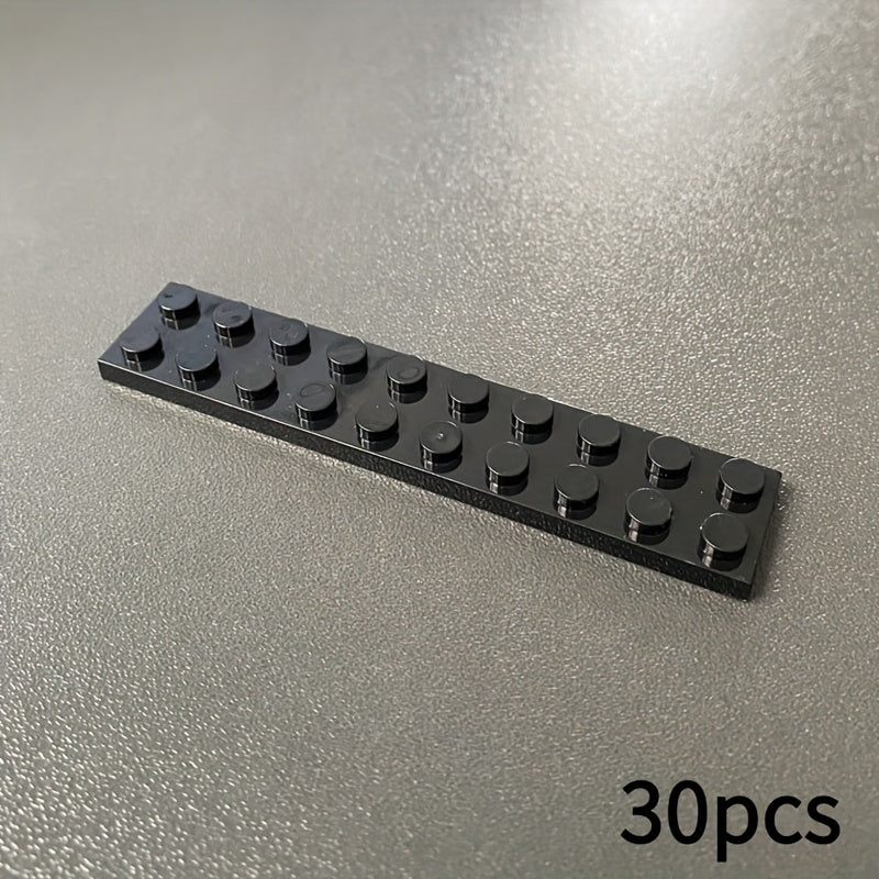 30pcs 2x10 Short Brick Building Blocks for MOC Bricks 3832 Durable ABS Material
