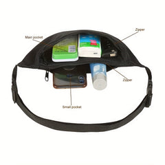 Adjustable Canvas Running Fanny Pack for Men and Women
