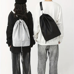 Multifunctional Drawstring Bag Backpack Crossbody Bag Large Capacity Bag