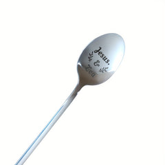 Jesus And Tea Spoon Engraved Stainless Steel Gift