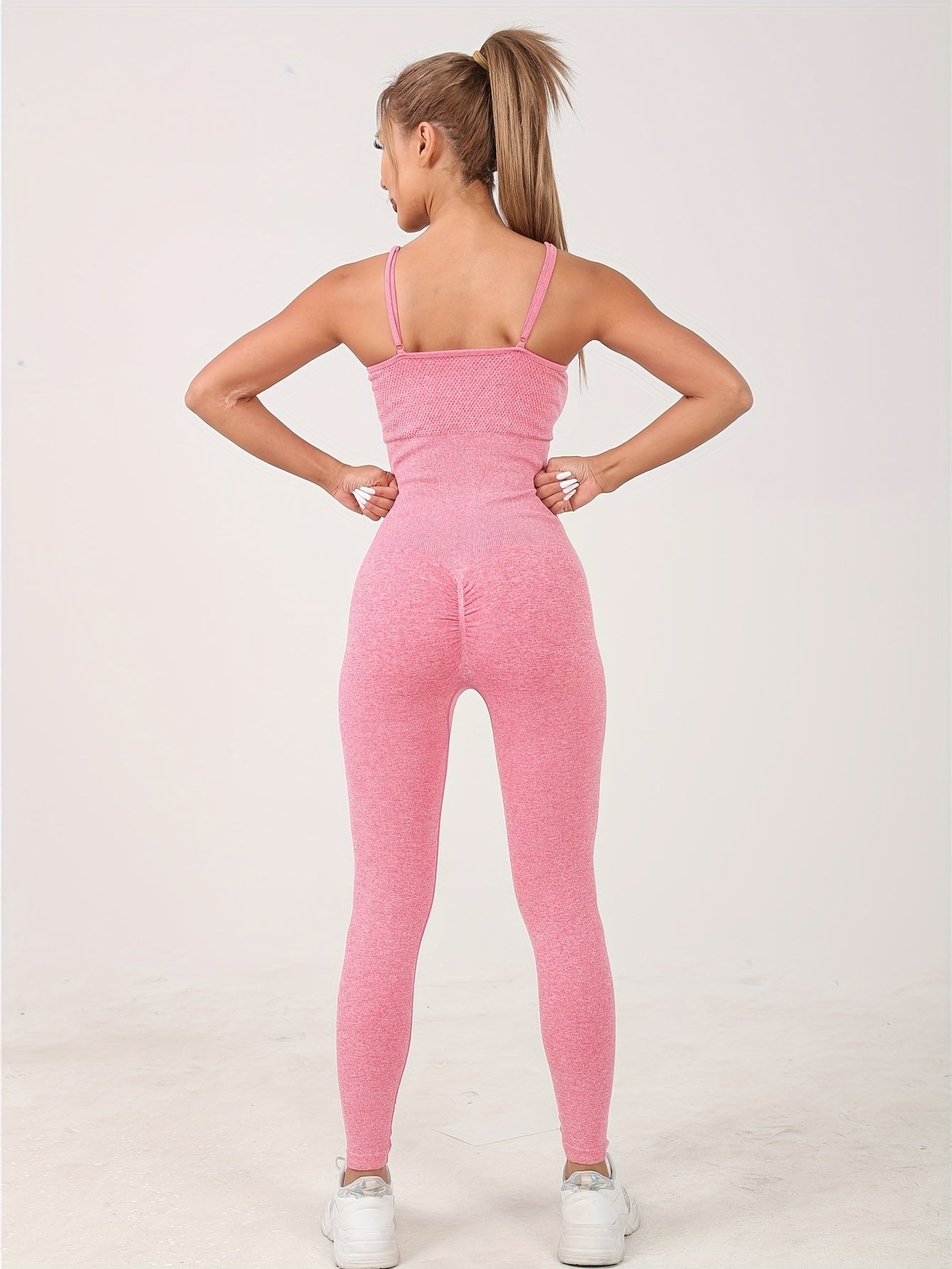 Seamless Stretchy Yoga Jumpsuit Women's Activewear