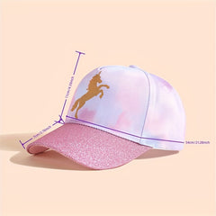 Unicorn Baseball Cap Sunshade Hat for Kids