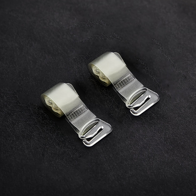 2pcs Invisible Shoulder Straps Transparent Adjustable Underwear Women's Accessor