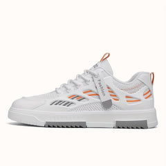 Men's Lace-up Mesh Sneakers with Good Grip