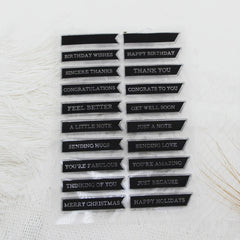 Silicone Transparent Stamp for Girls - Make Memories - Perfect Gift