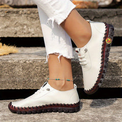 Women's Casual Lace Up Soft Sole Sneakers Lightweight Loafers
