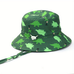 Baby Sun Hat Cartoon Dinosaur Dolphin Pattern Sun Protection Hats Toddler