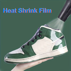 100pcs Clear PVC Heat Shrink Wrap Bags for Sneaker Books Shoes Household Storage