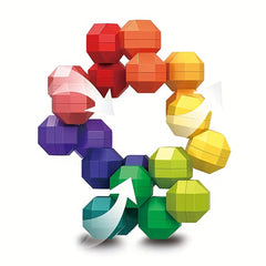 Plastic Toy Magic Cube 3D Puzzle DIY Educational Various Cube Designs