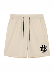 Geometric Pattern Comfy Shorts Mens Casual Stretch Elastic