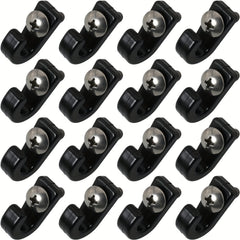 16pcs J Shaped Paddle Board Hook with Screws for Secure Storage