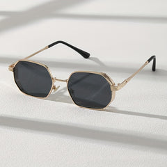 Geometric Metal Sunglasses Steampunk Props UV400