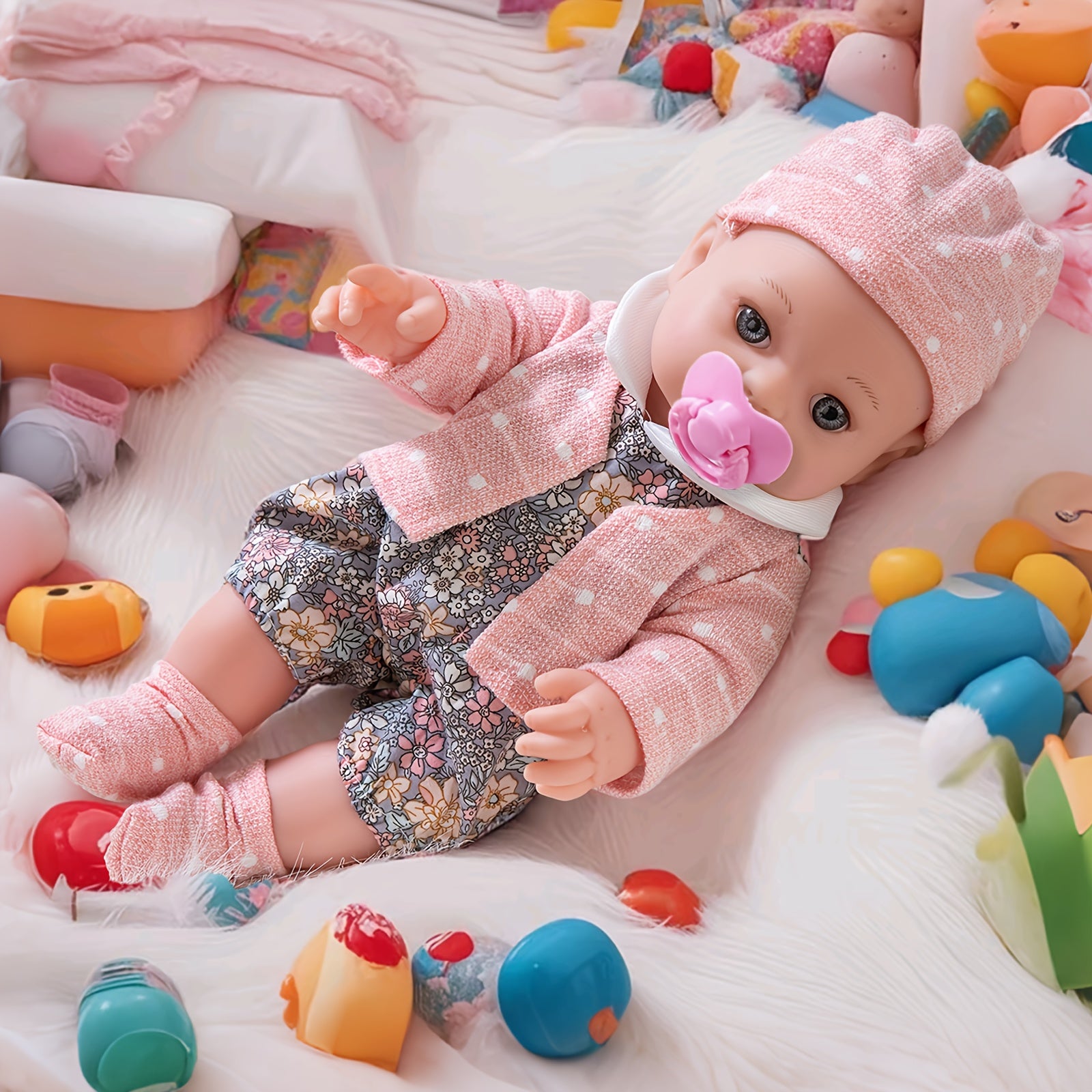12 Inch Realistic Reborn Baby Doll with Accessories - Party Play Halloween Chris