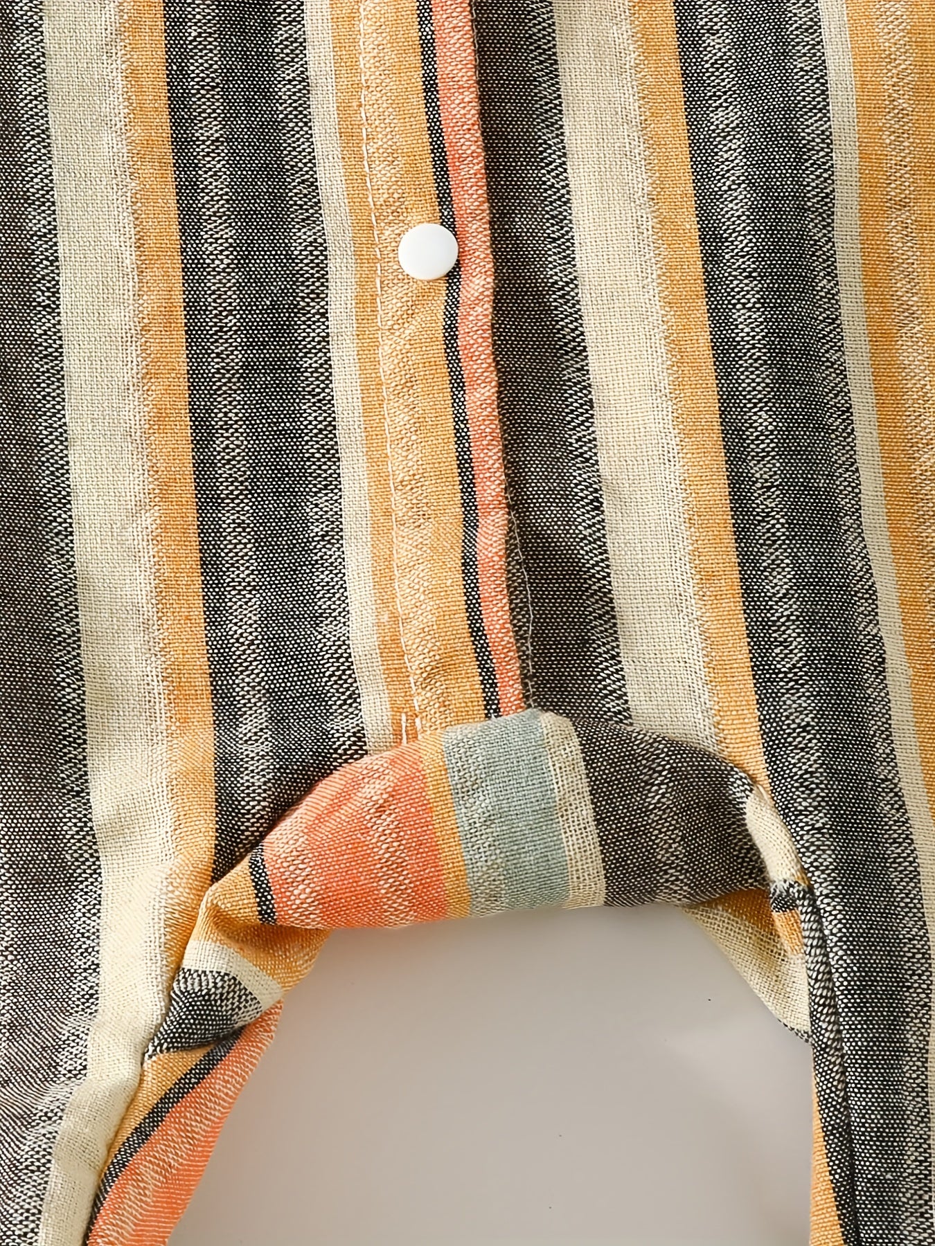 Stylish Striped Hooded Creeper Outwear For Boys And Girls