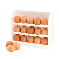 3-tier Egg Storage Box for Refrigerator, Side Door Container