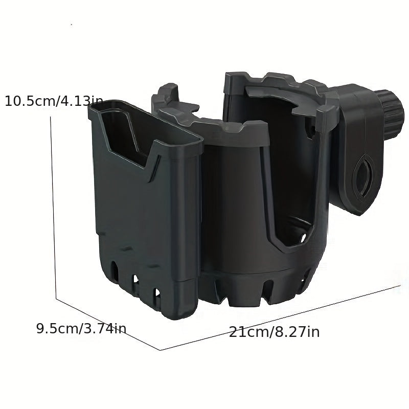 Universal Stroller Cup Holder & Phone Holder - 2-in-1 Design