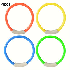 4pcs Diving Rings for Pool Snorkeling Training Props
