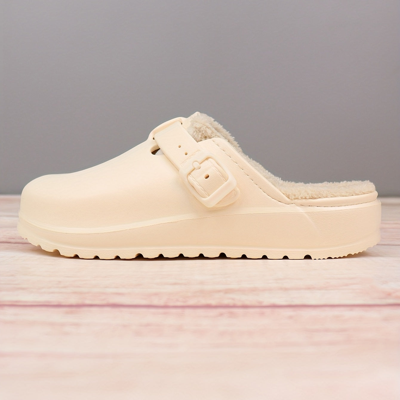 Women's Plush Lined Clogs Slip On Winter Shoes