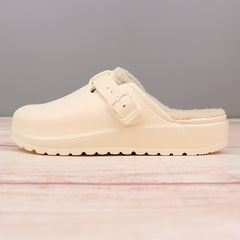 Women's Plush Lined Clogs Slip On Winter Shoes