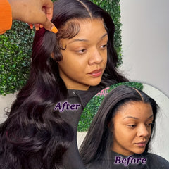 2pcs Natural Looking Lace Baby Hair Edges for Daily Use Human Hair Pieces